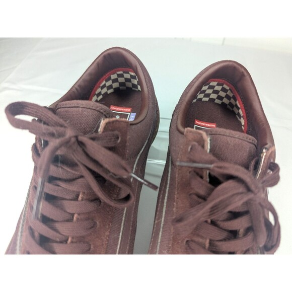 Vans Skate Authentic PopCush Shoes Burgundy M 13 Good Condition main image 4